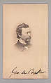 [George Augustus Baker], Maurice Stadtfeld (American, active 1860s), Albumen silver print