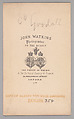 [Edward Alfred Goodall], John and Charles Watkins (British, active 1867–71), Albumen silver print