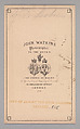 [George Dunlop Leslie], John and Charles Watkins (British, active 1867–71), Albumen silver print