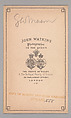 [George Mason], John and Charles Watkins (British, active 1867–71), Albumen silver print
