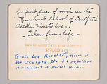 [Grace Lee Rinehart], Unknown, Albumen silver print