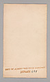 [Jules-Émile Saintin?], Unknown, Albumen silver print