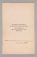 [Morrell], Maurice Stadtfeld (American, active 1860s), Albumen silver print