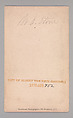 [W.O.? Stone], George Gardner Rockwood (American, 1832–1911), Albumen silver print