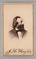 [A.H. Wenzler], Maurice Stadtfeld (American, active 1860s), Albumen silver print