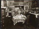 [Self-Portrait with Gaynella Greenlee in the Dining Room], James Van Der Zee  American, Gelatin silver print
