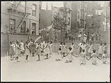 [School Girls Hand-in-Hand in Two Circles], James Van Der Zee  American, Gelatin silver print