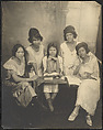 [Studio Portrait of Five Women Posed Around a Table], James Van Der Zee  American, Gelatin silver print