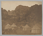 [Expedition Camp, Petra], Leavitt Hunt  American, Salted paper print from paper negative