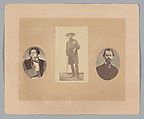 [General Tomas Mejia, Emperor Maximilian, General Misamon], François Aubert  French, Albumen silver prints from glass negatives