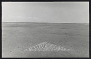 Ground Painting, Northern Kenya, Richard Long British, Gelatin silver print