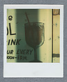 [Detail of Painted Advertisement for The Marquezette Lounge, Marigot, French West Indies], Walker Evans (American, St. Louis, Missouri 1903–1975 New Haven, Connecticut), Instant internal dye diffusion transfer print (Polaroid SX-70)