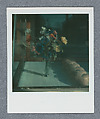 [Window Display: Vase of Flowers and Loaf of Bread], Walker Evans  American, Instant internal dye diffusion transfer print (Polaroid SX-70)