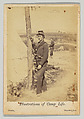 Standing Soldier with Pistol in Belt, Mathew B. Brady  American, born Ireland, Albumen silver print from glass negative