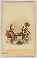 [Kinder-Photo], Franz Stolze  German, Albumen silver print with applied color