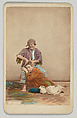 [Neapolitan Folk Scene], Giorgio Sommer  Italian, born Germany, Albumen silver print with applied color