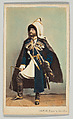 [Occupational Portrait of Kuban Cossack in Military Dress], William Carrick  British, Scottish, Albumen silver print with applied color