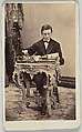 [Telegrapher], E. Webb's Union Gallery  American, Albumen silver print