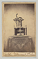[Paint Churn on Table], Unknown, Albumen silver print