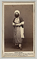 Druz Chief, C.D. Fredricks & Co.  American, Albumen silver print
