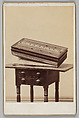 [Still Life of Lap Organ], Unknown, Albumen silver print
