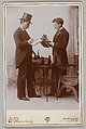 [Two Shoe Salesmen], Erskine, Proctor & Tully  American, Collodion print
