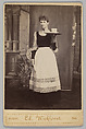 [Waitress], Ed. Wiekhorst  American, Albumen silver print