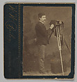 [Self-Portrait with Camera], William W. Briley  American, Albumen silver print
