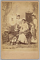 [Merchants' Carnival Portrait: P&W Cigar Factory, P. A. Rasmus Photography Studio,
C. Bogardus Loans and Real Estate, and Eastern Illinois Register, Paxton, Illinois], P.  A. Rasmus  American, Albumen silver print