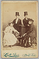 [Merchants' Carnival Portrait: Clothier, Peru, Indiana], Lentz Bros  American, Albumen silver print