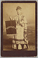 [Merchants' Carnival Portrait: T. E. Vickers, Canton, Ohio], Vignos & Hurford  American, Albumen silver print