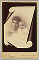 [Woman and Infant], A. H. Rogers  American, Albumen silver print