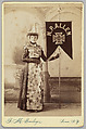 [Merchants' Carnival Portrait: M.P. Allen Ranges & Stoves, Lima, New York], Frank M. Bailey  American, Albumen silver print