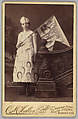 [Merchants' Carnival Portrait: M. Shorn Horseshoer, North Yakima, Washington], C. M. Hallen  American, Albumen silver print