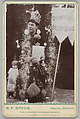 [Merchants' Carnival Portrait: Dabney & Maiz Holiday Goods, Kahoka, Missouri], B. F. Speer  American, Gelatin silver print