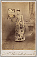 [Merchants' Carnival Portrait: W.W. Burchell Photography Studio, Mazomanie, Wisconsin], W. W. Burchell  American, Albumen silver print