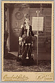 [Merchants' Carnival Portrait: G.W. Smith Stoves, Tinware, and Plumbing, Albany, Oregon], Crawford and Faxton  American, Albumen silver print