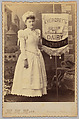 [Merchants' Carnival Portrait: D.M. Griffith Evergreen Dairy, Anamosa, Iowa], Merritt Morgan Mott  American, Albumen silver print