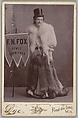 [Merchants' Carnival Portrait: F.N. Fox Gents Furnisher, Fond du Lac, Wisconsin], A. B. Dye  American, Gelatin silver print