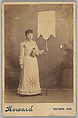 [Merchants' Carnival Portrait: J. Minette, Nelson, Nebraska], Howard  American, Albumen silver print
