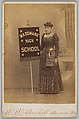 [Merchants' Carnival Portrait: Mazomanie High School, Mazomanie, Wisconsin], W. W. Burchell  American, Albumen silver print