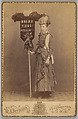 [Merchants' Carnival Portrait: Mrs. B. E. Pinney Milliner, Stoughton, Wisconsin], William A. Fermann  American, Albumen silver print