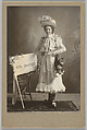 [Merchants' Carnival Portrait: Mrs. Bradley, Boscobel, Wisconsin], Leo Anschuetz   American, Gelatin silver print