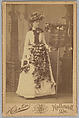 [Merchants' Carnival Portrait: BWT's Flowers, Hallowell, Maine], F. D. Hunton  American, Albumen silver print
