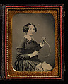 [Woman with Feather], Perkins Gallery (American), daguerreotype