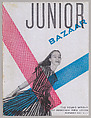 [Tear Sheet of the Inaugural Junior Bazaar Cover], Richard Avedon  American, Photomechanical reproduction