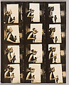 [Contact Sheet of Lillian Bassman at Work], Paul Himmel  American, Gelatin silver print