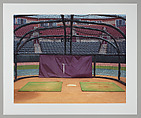 Hudson Valley Renegades 16: Home plate and batting cage, Stephen Shore  American, Chromogenic print