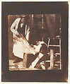 [Carpenter and Apprentice], William Henry Fox Talbot  British, Salted paper print from paper negative