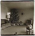 Xmas tree in a living room in Levittown, L.I., Diane Arbus American, Gelatin silver print